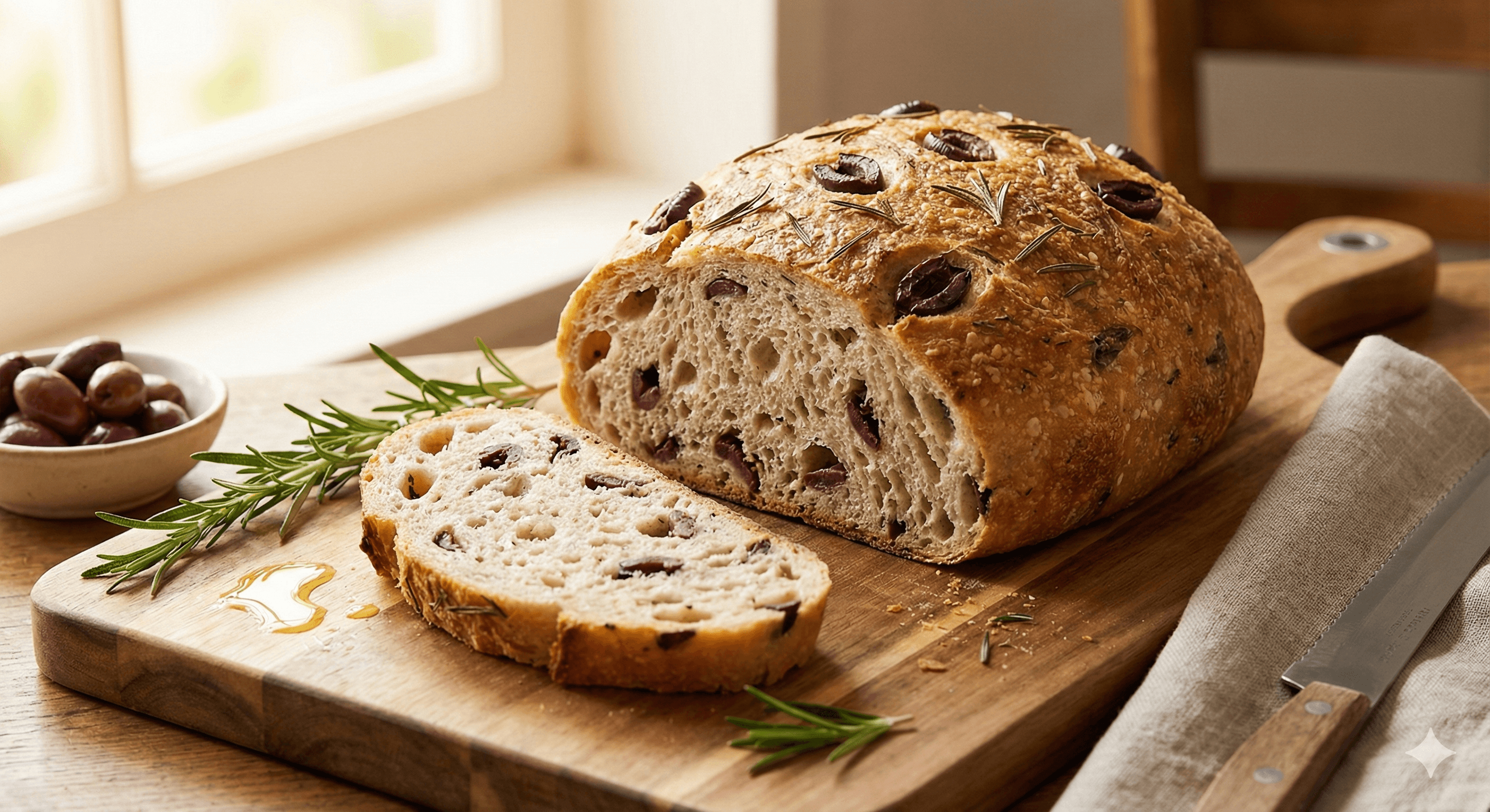 Olive Rosemary Sourdough
